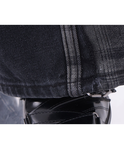 Plaid Switch Jeans